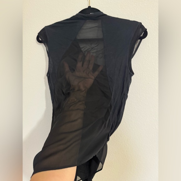 Helmut Lang Asymmetrical Layered Blouse XS - Picture 3 of 7